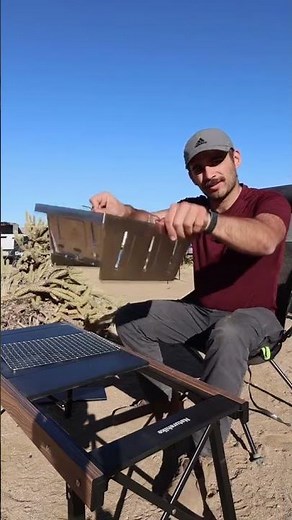 🔧 Modular Camping Table in Action | Naturehike IGT Review by @basbuilds0 #camping #backpackingtent