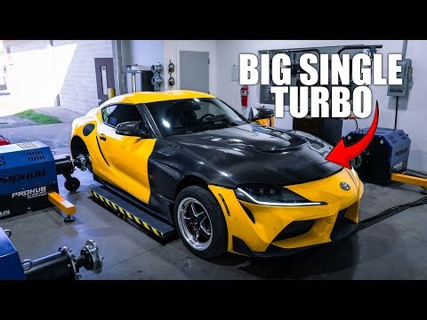 Big Single Turbo MK5 Supra SCREAMS On The Dyno