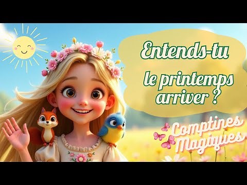 Le printemps arrive ! Jolie chanson pour enfants sur la nature et le soleil | Comptines Magiques