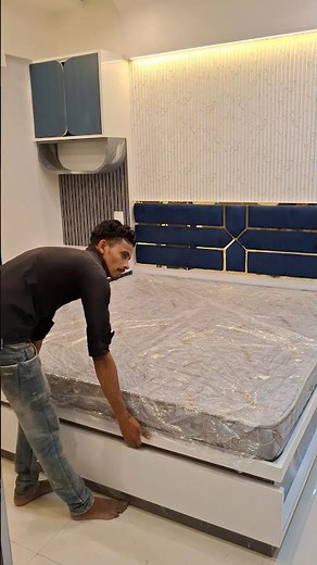 study table and hydraulic bed