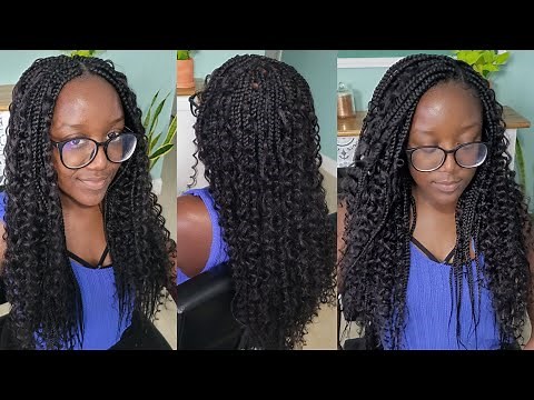 BOHO BOX BRAIDS TUTORIAL | How To Make Braids Look Neat And Full | STOP SHOWING ALL THAT SCALP