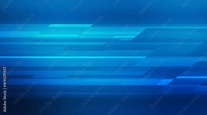 Bright blue abstract hi-tech geometric motion design. Seamless looping. Video animation Ultra HD 4K 3840x2160