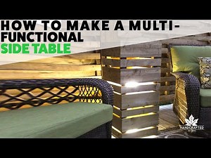 How to Make a Multi-Functional Side Table