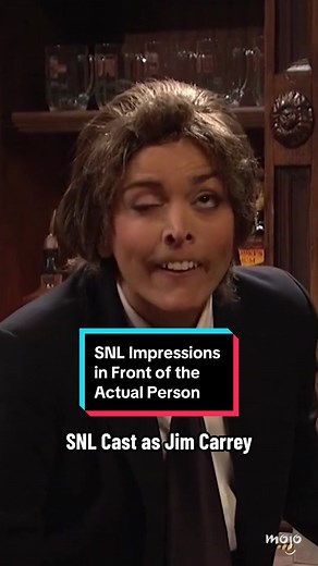 Nothing braver than impersonating someone IN FRONT of them 👏🫡 #snl #saturdaynightlive #impressions #celebrity
