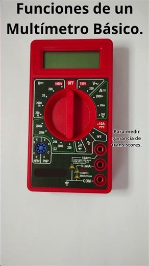 Funciones de un Multímetro básico