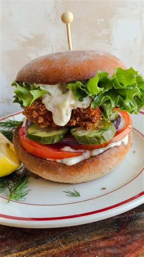 Laura Vitale | Hands down my favorite fish sandwich ever!!!! Crispy fish, homemade tartar sauce, buttered and roasted brioche? Now that’s a combo filled... | Instagram