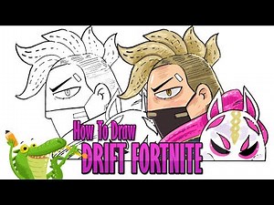 How to draw Drift Fortnite Easy
