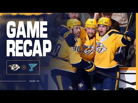 PREDS WIN: Game Highlights vs St. Louis Blues: Feb. 2