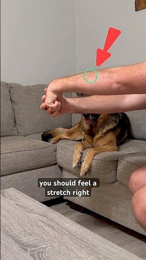 Forearm tension + this stretch = RELIEF!