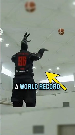 Robot Sets World Record for Longest Basketball Shot