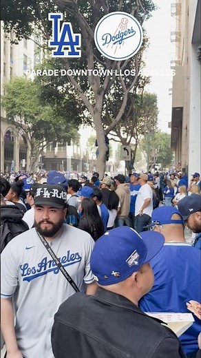 DODGERS PARADE WORLD SERIES DOWNTOWN LOS ANGELES CALIFORNIA 2025