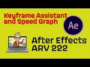 After Effects Keyframe Assistant Graph Editor introduction