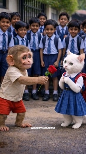 Heartbroken Monkey Dresses Up to Make Mom Smile 🐒❤️