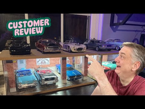 Show Off Your Diecast Cars in Style: LED Display Case Review!
