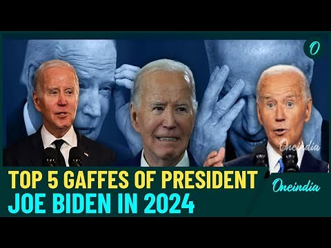 Biden's 5 Most Embarrassing Moments of 2024 | Biden’s Biggest Blunders & Gaffe Rewind