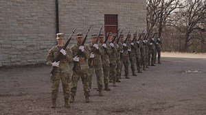Illinois Army National Guard Soldiers conducted Military Funeral Honors firing party training at Camp Lincoln, Springfield, Illinois, on Dec. 13. The firing party is just one of many tasks the Soldiers must perfect during the Military Funeral Honors course. They also much learn to be absolutely perfect at maintaining their uniform, performing pallbearer and color guard duties, folding and presenting the flag to name just a few of the course requirements. Leave a comment below letting these Soldi