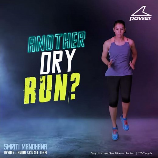 Power Fitness Challenge | Smriti Mandhana | Running