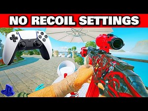 *PERFECT* NO RECOIL & SLOW SENS CONTROLLER SETTINGS (Rainbow Six Siege)
