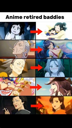 Anime retired baddies.. #anime #animeedit #shorts