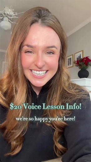 Voice lessons for $20? It can't get any better than that! For more info on how to sign up, check out the link in my bio! #VoiceLessons #SingingLessons #MusicEducation #VocalTraining #VocalCoaching #SingingTips #VoiceCoaching #AffordableLessons #VocalLessons