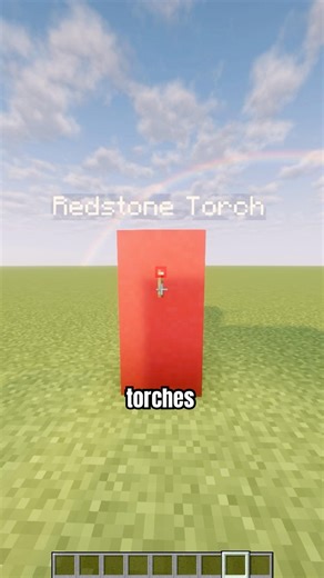 Minecraft Redstone School: Redstone Torches #minecraft #minecraftshorts #minecraftredstone #redstone