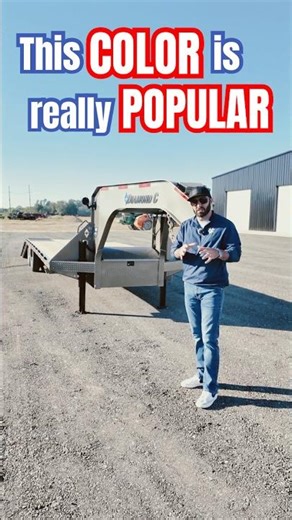 This is Probably the Best-Selling Color on Our Diamond C Trailers #diamondc #trailer #hotshotters