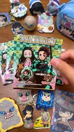 You can buy it for 100 yen!? lol I unboxed the Demon Slayer metal collection! #Shorts