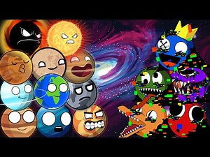 FNF "SLICED" But ALL Planets Solar Balls Sing It 🎶FNF But Everyone Sings Sliced (FNF New Mod)