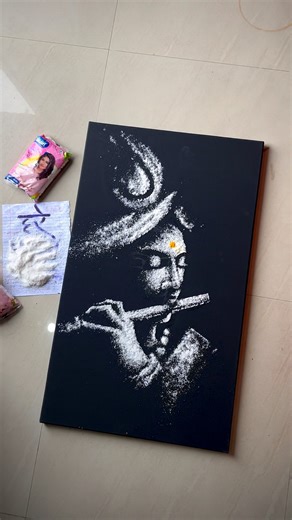 Krishna jii 🙏🏻 With Creative Solt Drawing 😲🔥 . . #art #artist #krishna #krishnabhakti #krishnajanmashtami #harekrishna #creativedesign #creative #drawing #RealTalent #fbyシvideo #viralreelschallenge #tranding #highlightseveryone #follower | Artists Tinku