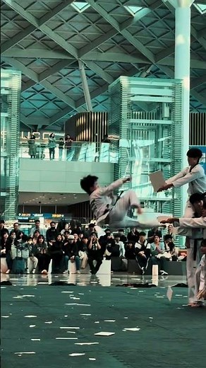 FIRST DEMO OF 2026 INCHEON #masterpiece #kyungmin_univ_demo_team #경민대학교태권도시범단 #인천공항incheonairport