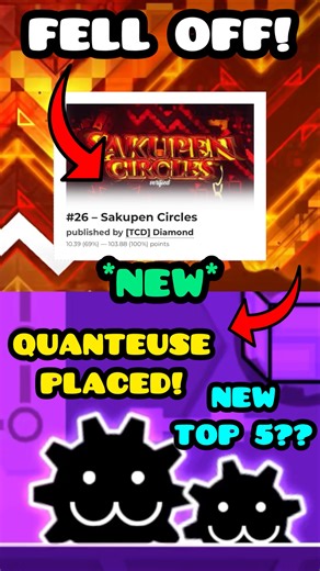 QUANTEUSE PLACED but at what cost? #geometrydash #gd #gdupdate #game #gaming #fyp #shorts