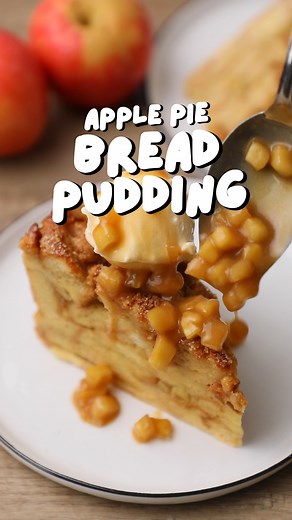 135K views · 387 reactions | Apple Pie Bread Pudding (full recipe...