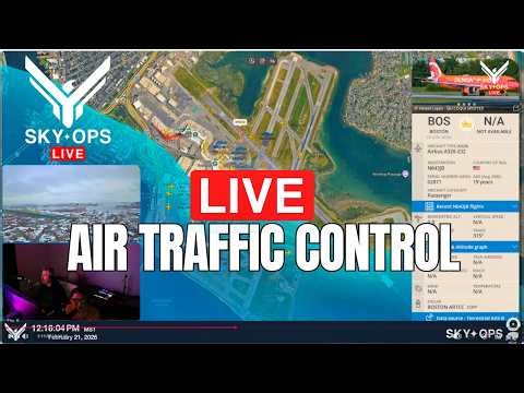 LIVE Flight Radar | Flight Tracking + LIVE ATC + Weather Watch🎧