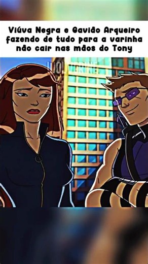 Gavião Arqueiro e Viúva Negra são dois Incompetêntes🤨 #recaps #vingadores #tonystark #gaviãoarqueiro