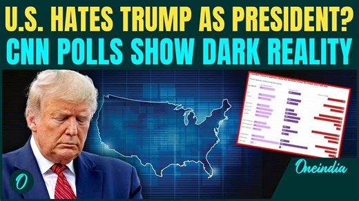 US breaking: Trump 'most hated' person in America? CNN poll shows 36% approval, 63% disapprove