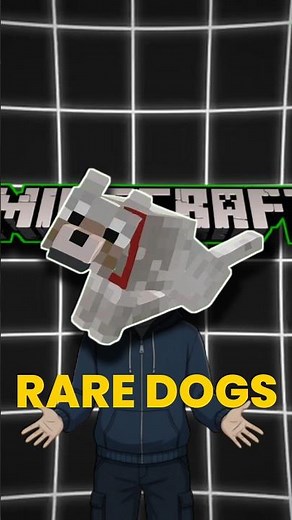 most rare dog breeds in Minecraft. #minecraft #minecrafttips #minecraftshorts #gaming #minecraftfact