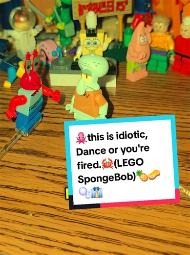 You got it mr. krabs. #legospongebob #squidward #mrkrabs #nickelodeon #lego
