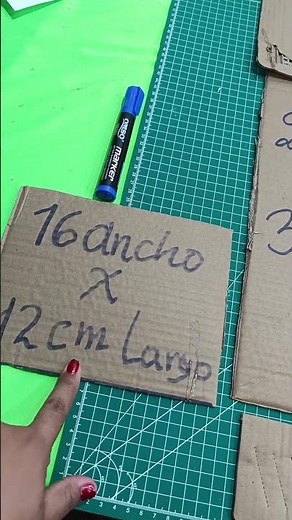 Measurements for making a large lapbook #cardboard #lapbook #measurements