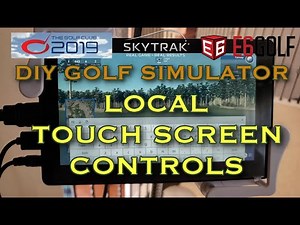DIY Golf Simulator Room - Local Touchscreen Controls