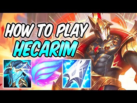 HOW TO PLAY HECARIM JUNGLE DIAMOND GUIDE | Build & Runes | ARCANA HECARIM | League of Legends