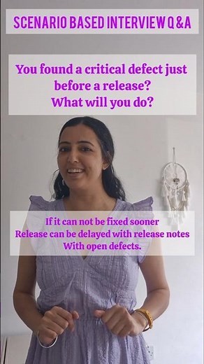 Critical defect found just before a release, how to handle it #testingunderpressure #releasedate