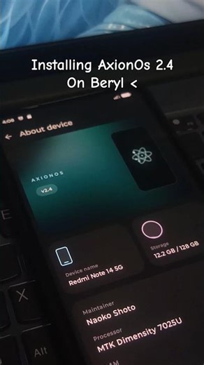 Installing AxionAOSP Custom ROM on MY Redmi note 14 5G