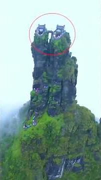 "top 5 Most Dangerous Houses Built on Extreme Heights |#shorts #youtbeshorts