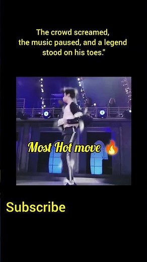 MJ's Iconic Toe Stand | The Move That Shocked the World #michaeljackson #youtubeshorts