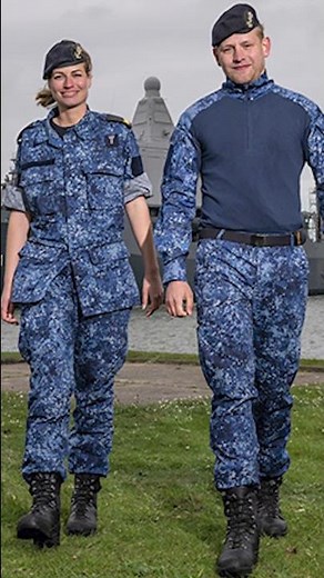 Belgium has Begun Issuing a New Naval Camouflage; The Blue Netherlands Fractal Pattern (NFP)