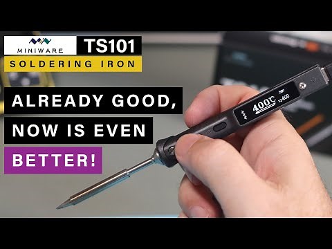 Miniware TS101 Smart Soldering Iron ⭐ 65W/400º C ⭐ USB PD 3.0 + DC ⭐ TS100 Upgrade