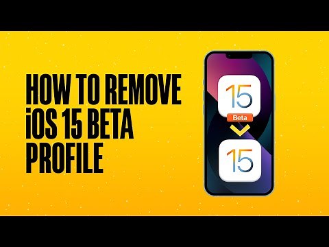 How to remove iOS 15 beta from iPhone without computer?