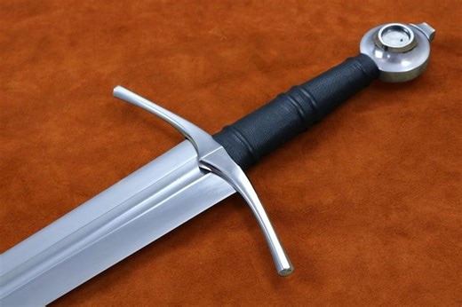 Hand-forged Knight Sword With Scabbard | Full Tang High Carbon Steel - Etsy