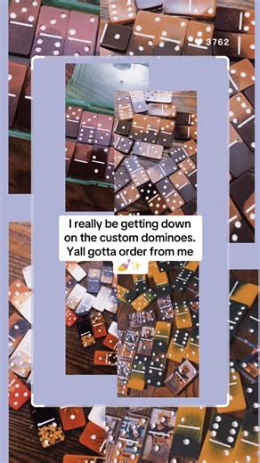 Custom Domino Sets for Sale 🎲 Any color • Any theme • Fully customizable Perfect for: ✔️ Game nights ✔️ Gifts ✔️ Birthdays & anniversaries ✔️ Memorials & special occasions DM to order 💌 Shipping available #fyp #diy #dominoes #custom #gift