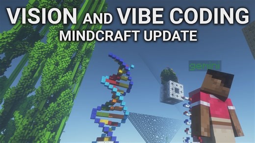 🔥Minecraft更新：AI动态建造神器揭秘，6名女粉丝太绝了！🔥